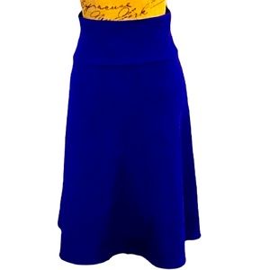 NWT LULAROE BLUE SKIRT